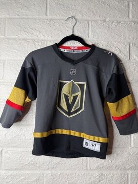 Youth Toddler NHL Vegas Golden Knights Home Jersey 4-5